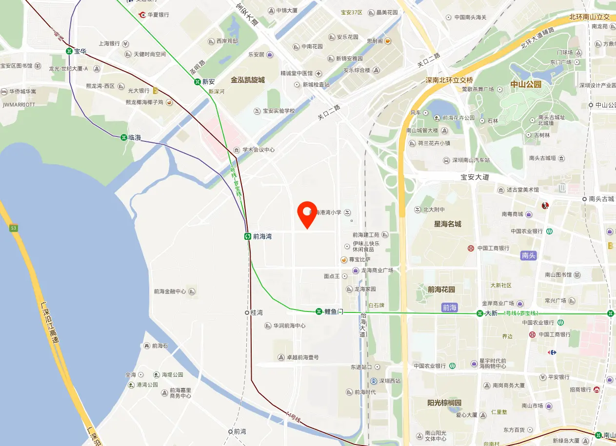 前海敏华控股大厦地图位置